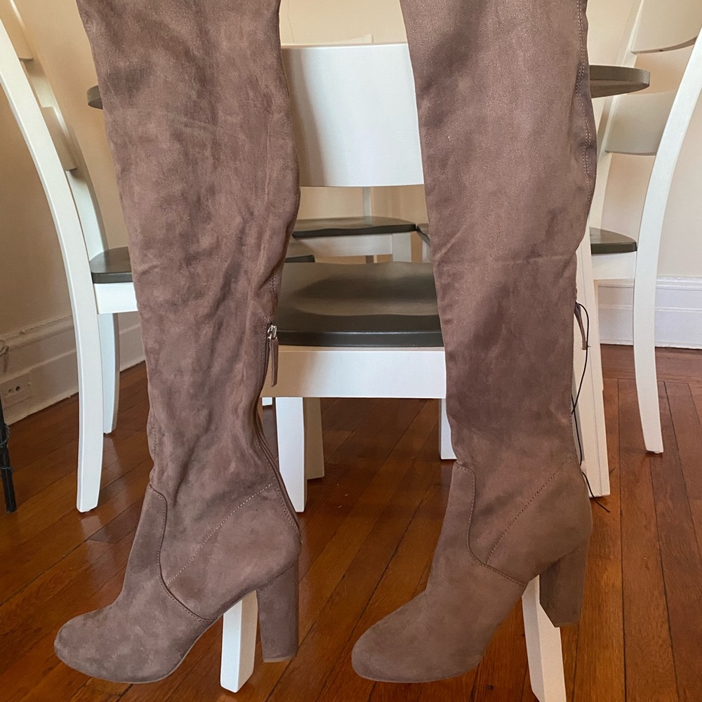 New York & Co | Knee-High Faux-Suede Boots
